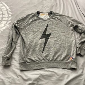 Aviator Nation bolt crew sweatshirt
